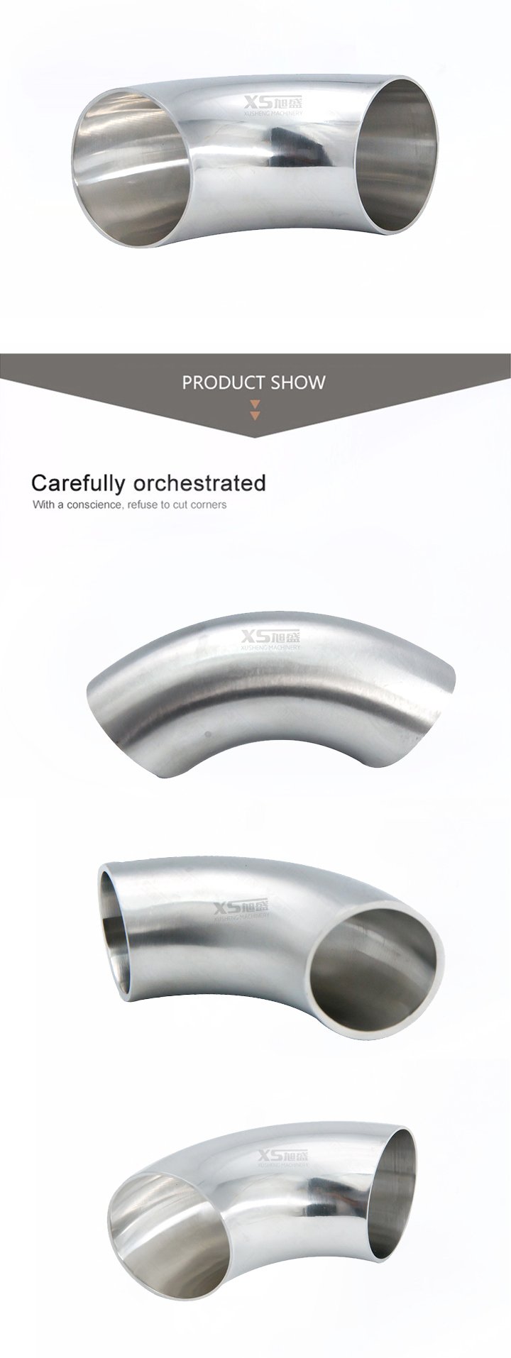 Санитарные отводы SMS из нержавеющей стали Ss304