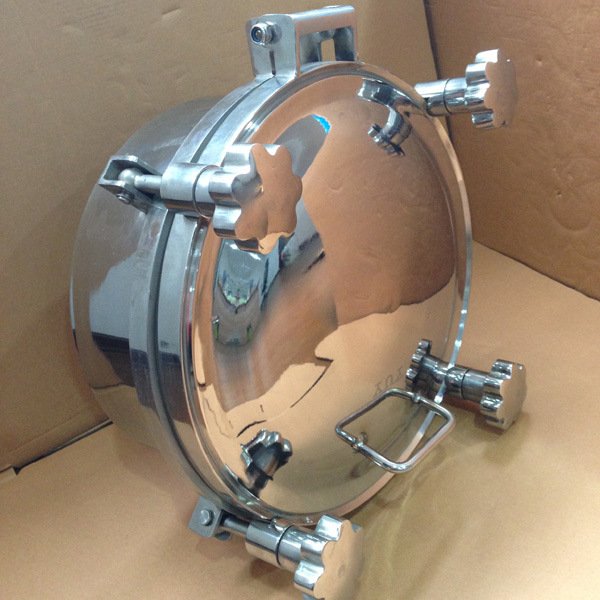 Круглая крышка люка высокого давления в резервуаре Dn600 для открывания наружу