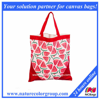 Printing Cotton Coner Promotinal Shopping Bag (SP-5036)