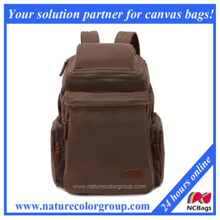 Funtional Canvas Sport School Bag Backpack (SBB-026)