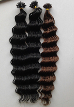 Deep Wave Pre-Bonded Nail Tip Human Hair Extensions