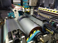 EVA extrusion coating machine with UV device for PET card protection film