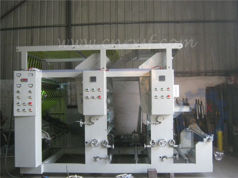 Rotogravure yellow & black warning tape printing machine