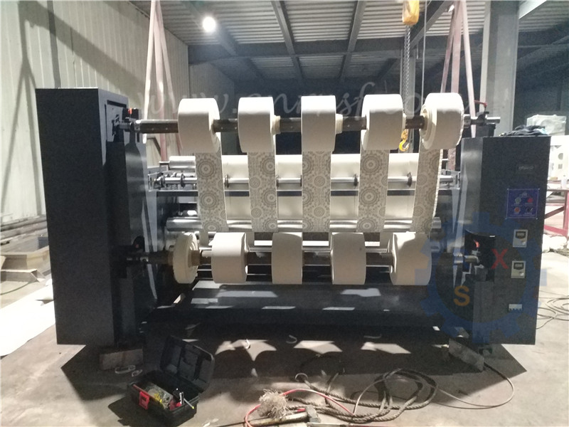 2000mm wide format laminated textile slitting and rewinding machine