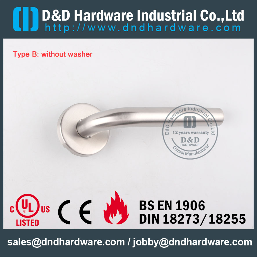 D & D Hardware-Door Tube Lever Handle Tanpa Washer Ddth002