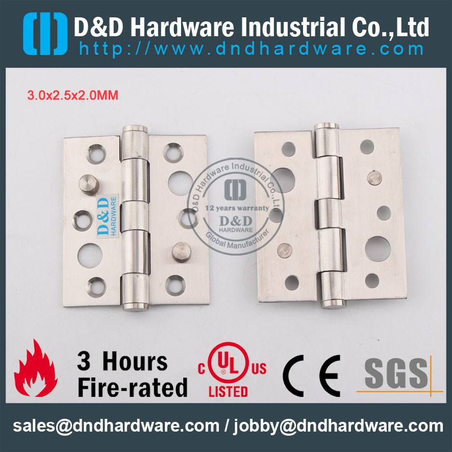D & D Hardware-Architectural Hardware SS304 Dobradiça de Segurança DDSS014