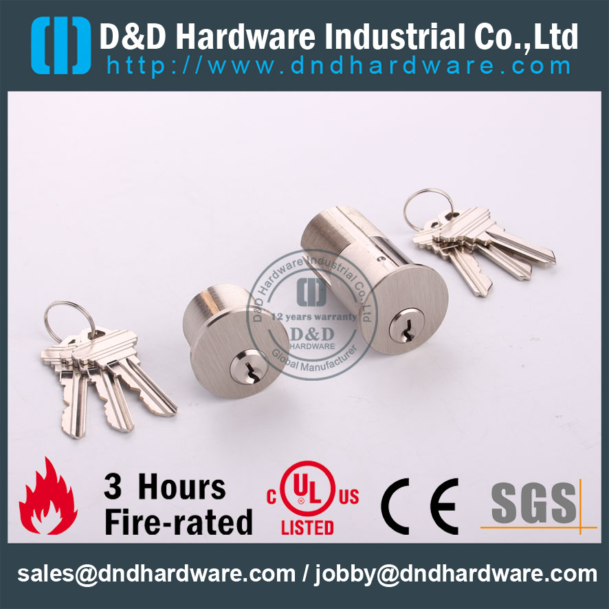 Cilindro de bloqueio de bronze de hardware de hardware de hardware D & D-atacado DDLC011