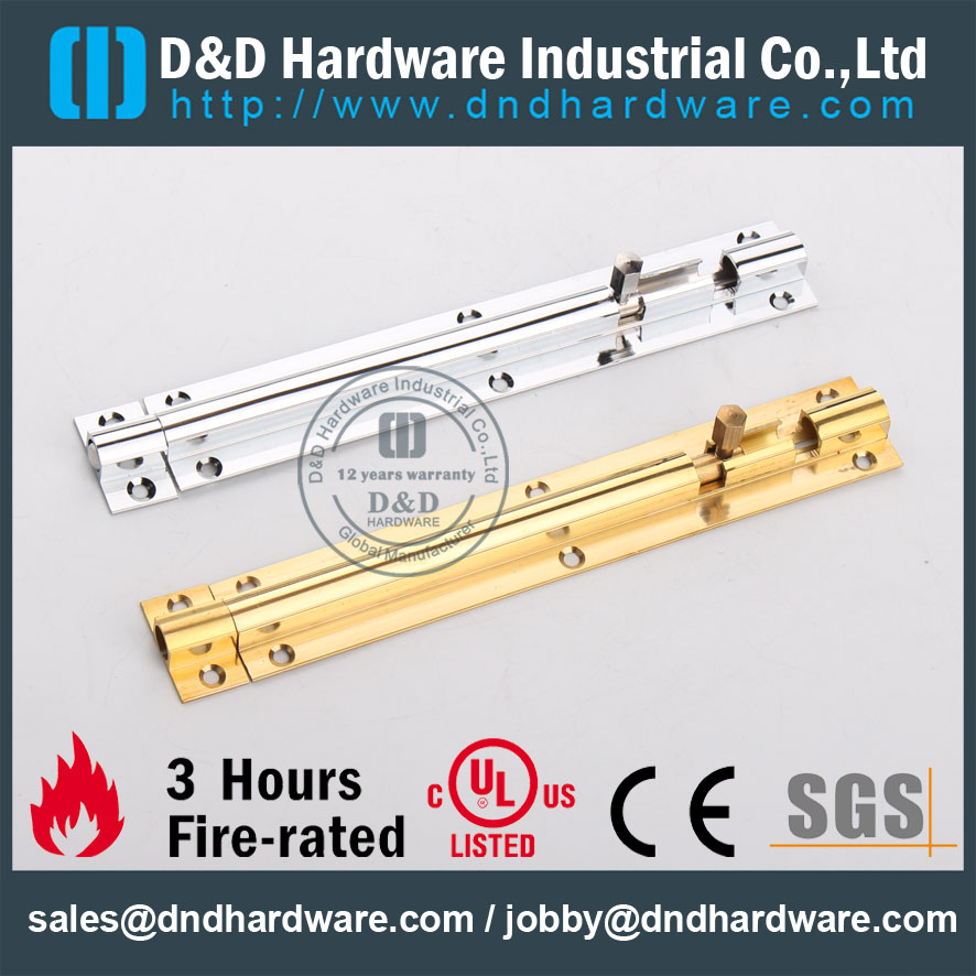 Hardware de D & D Hardware-Construção Nylon de latão redondo Bolt DDDB016