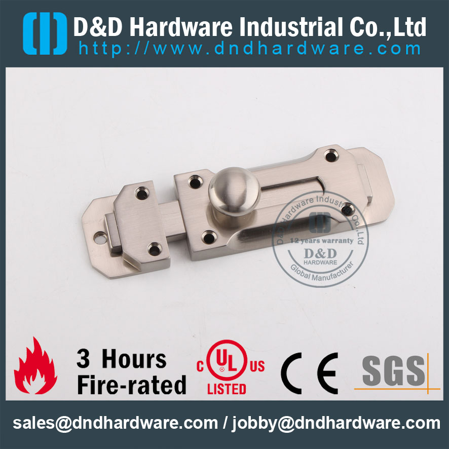 D & D Hardware-Door Hardware Parafuso de porta padrão DD DDDB025