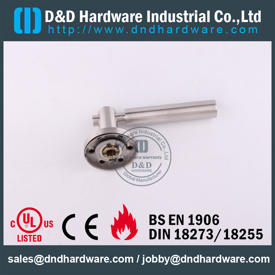 D & D; D Hardware-SSS Fire Rated Door Alavanca de alavanca DDSH034
