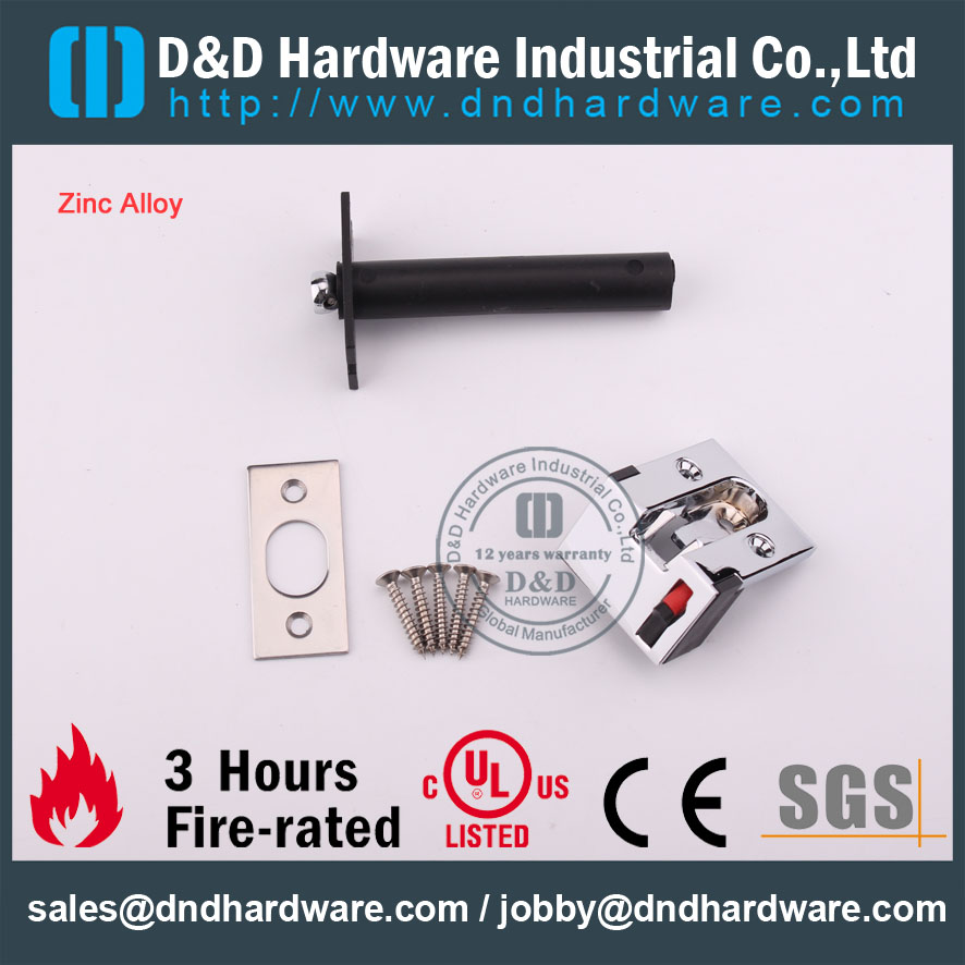 Corrente de porta escondida liga de zinco da segurança para a porta de aço interna DDDG002