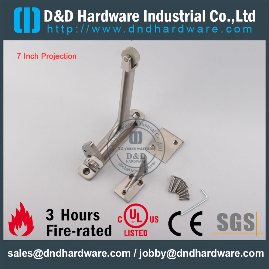 D & D Hardware-Fogo etiquetado Portas de 7 polegadas Coordenador de porta DDDR001