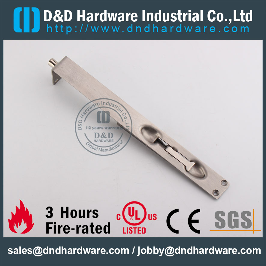 D & D Hardware-Interior Moderno SS304 Parafuso de porta embutida DDDB006