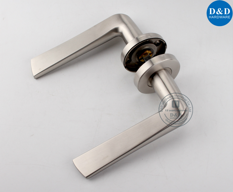 Aço Inoxidável 304 Interior Designer Alavanca Sólida Handle-D & D Hardware