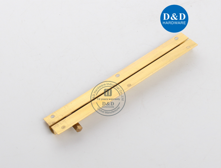 Parafuso de porta tradicional de latão D & D Hardware