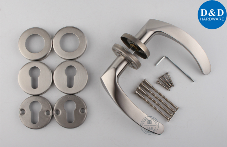 Aço Inoxidável 304 Entrada Alavanca Sólida Handle-D & D Hardware