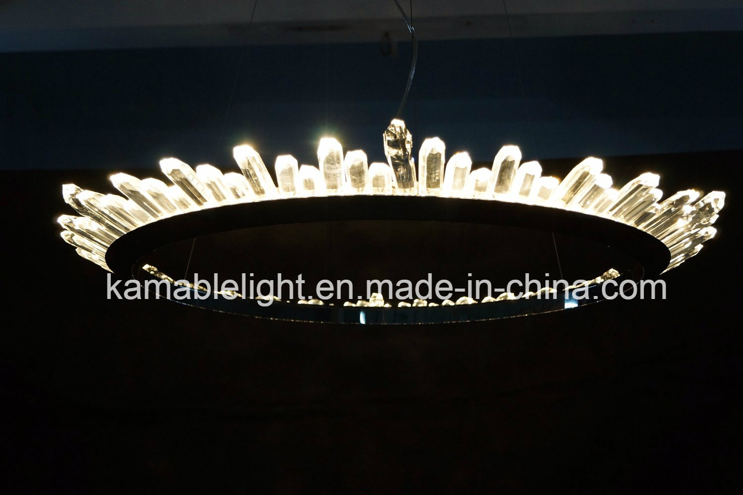 Столовая круглой формы на заказ Crystal подвесной светильник (KAP6090)