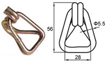 WH2840 1' フック & キーパー BS:1500KG/3300LBS - Dawson Group Ltd. - 中国メーカー、サプライヤー、工場