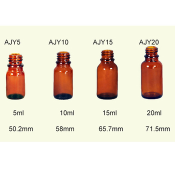 Amber Glass Essential Oil Bottles