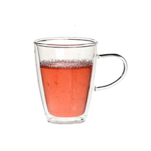 10oz double wall glass mugs