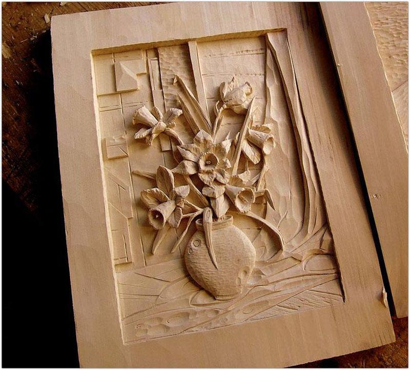 peque&ntilde;as muestras de madera del grabado de la m&aacute;quina del ranurador del CNC