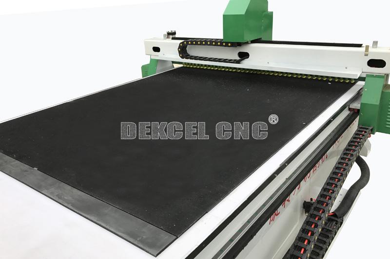 leather cutting machine vacuum table