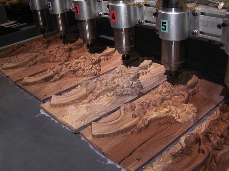 muestras multi-spindle del ranurador del CNC