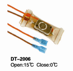Termostato de descongelamento bimetálico de boa qualidade