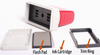 Dual foam flash stamps Rectangle F3267 Imprint size : 32×67mm 