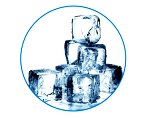 hielo del cubo