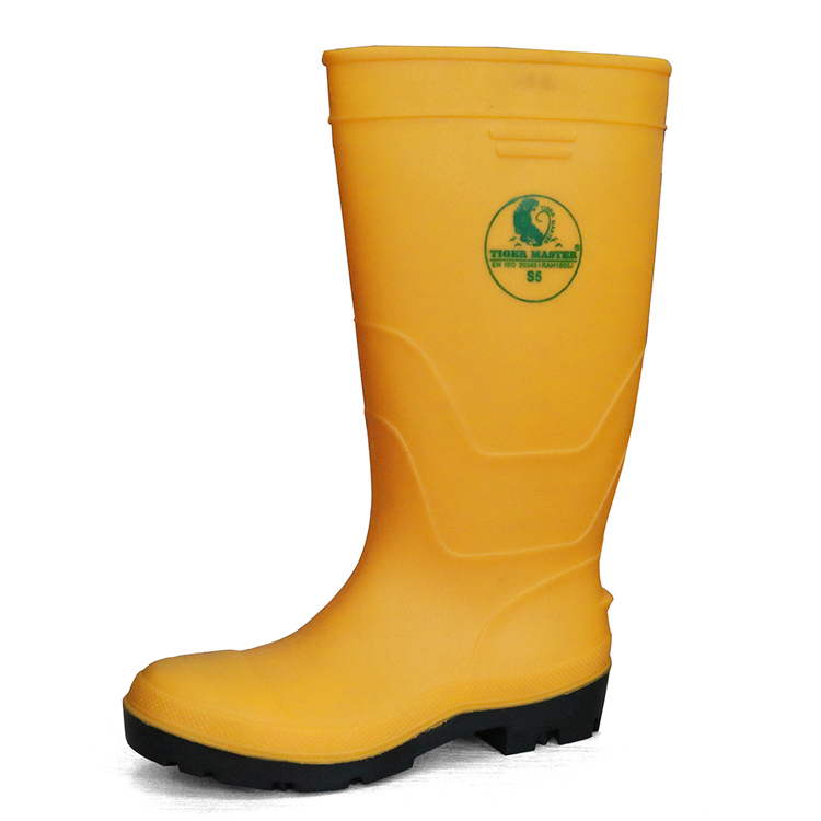 Water Proof Chemical Resistant Steel Toe Unisex PVC Safety Wellington Boots - Buy safety 