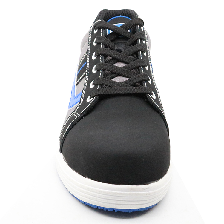 Abrasion Resistant Anti Slip Metal Free Casual Sport Safety Shoes Fiberglass Toe