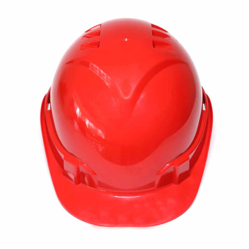 CE & ANSI Red ABS Ventilation Holes Construction Hard Hat 
