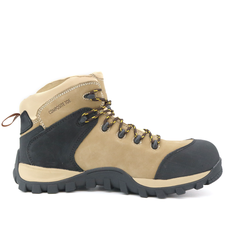High Quality Leather Lining Safety Shoes Hiking for Chile