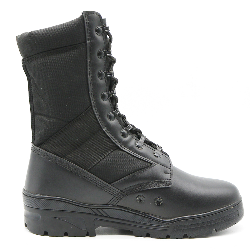 Anti Slip Rubber Sole Non Safety Army Boots