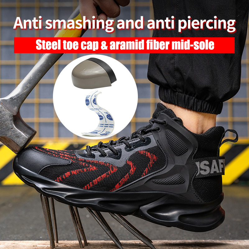 Steel Toe Comfort Fashion Sport Safety Shoes