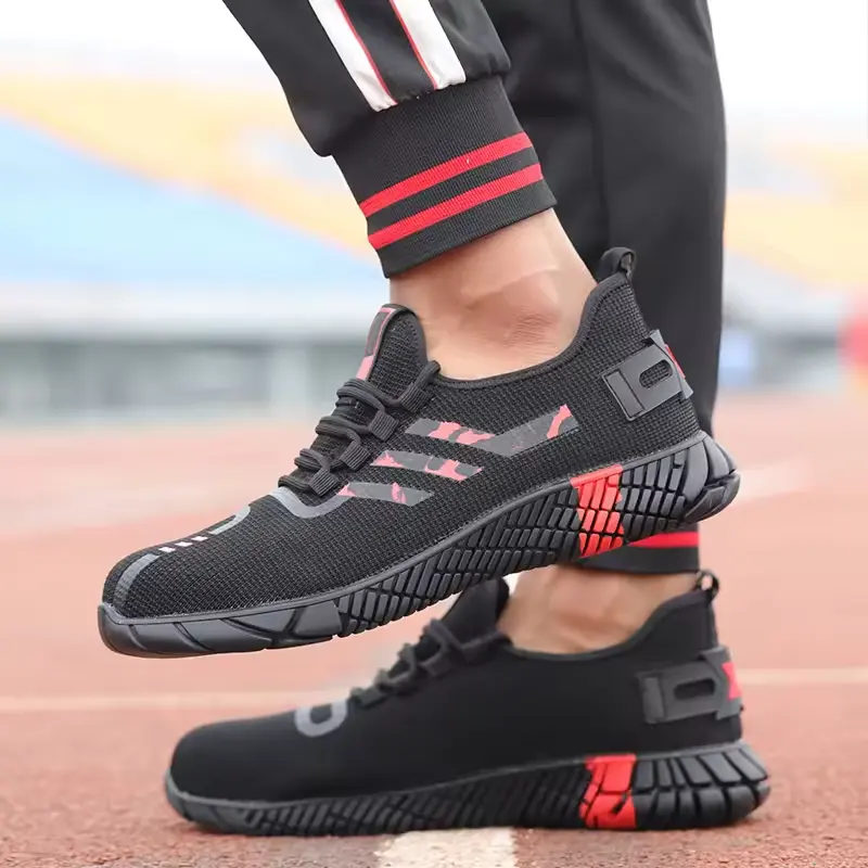 Steel Toe Labor Sport Safety Shoes Rubber Sole