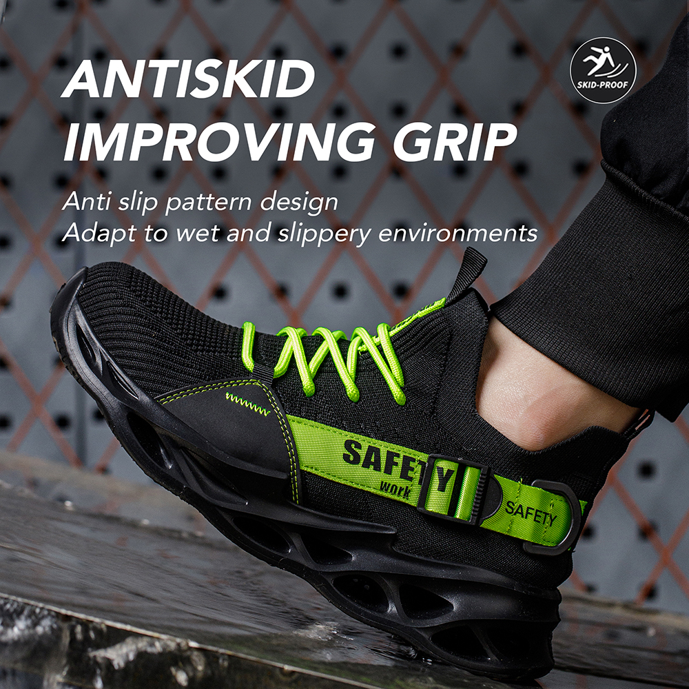 Steel Toe Puncture Proof Sports Safety Shoes for Unisex