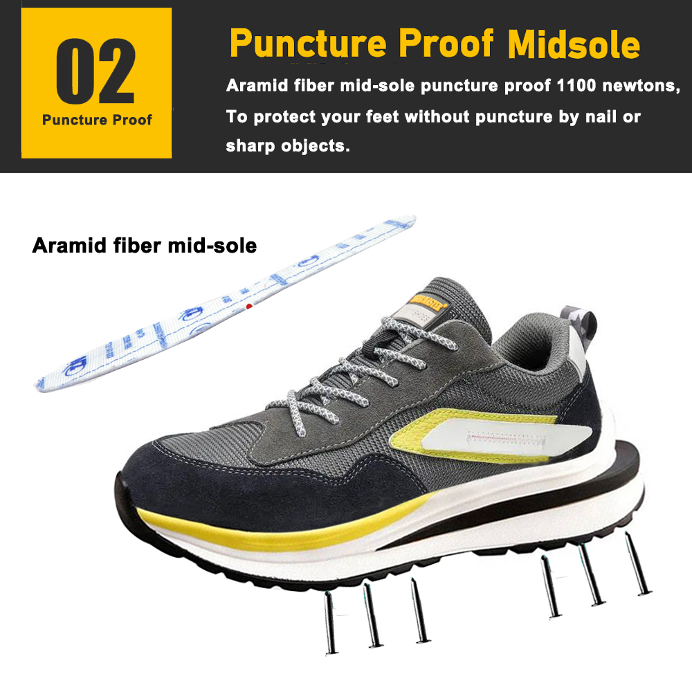 Construction Work Safety Shoes with Steel Toe