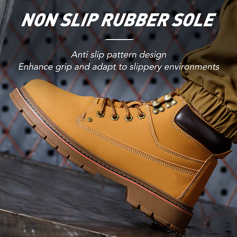 Steel Toe Anti Puncture Industrial Safety Boots