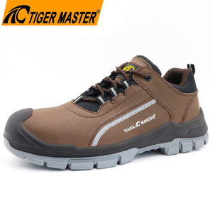 2024 New Anti Puncture Steel Toe Brown Security Shoes Men