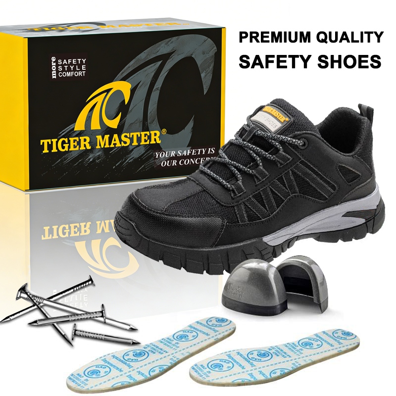Anti-slip Mining Safety Shoes EU Steel Toe Anti-puncture 