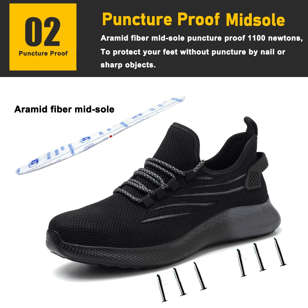 Steel Toe Anti Puncture Work Shoes Safety
