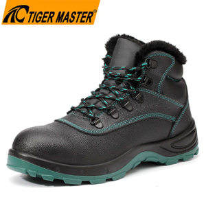 Non-slip Wide Steel Toe Winter Safety Boots for Men Anti-cold