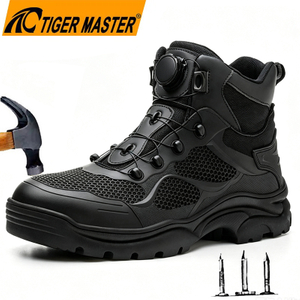 BOA Clousure Men's Industrial Safety Boots with Steel Toe