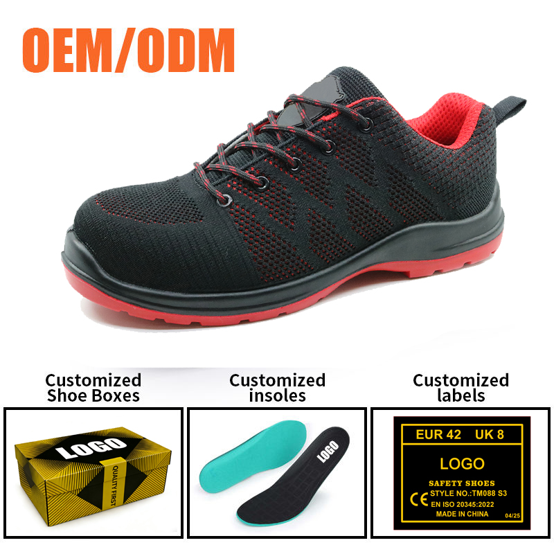 Anti-slip Metal-free Sport Safety Shoes with Composite Toe