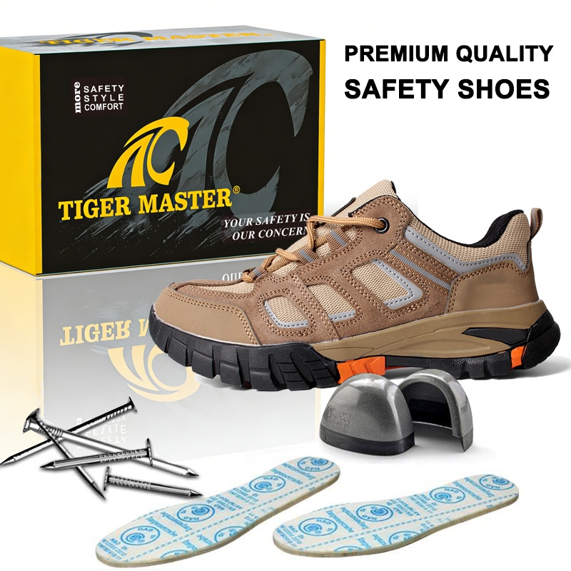 Anti-slip Rubber Sole Steel Toe Labor Safety Shoes