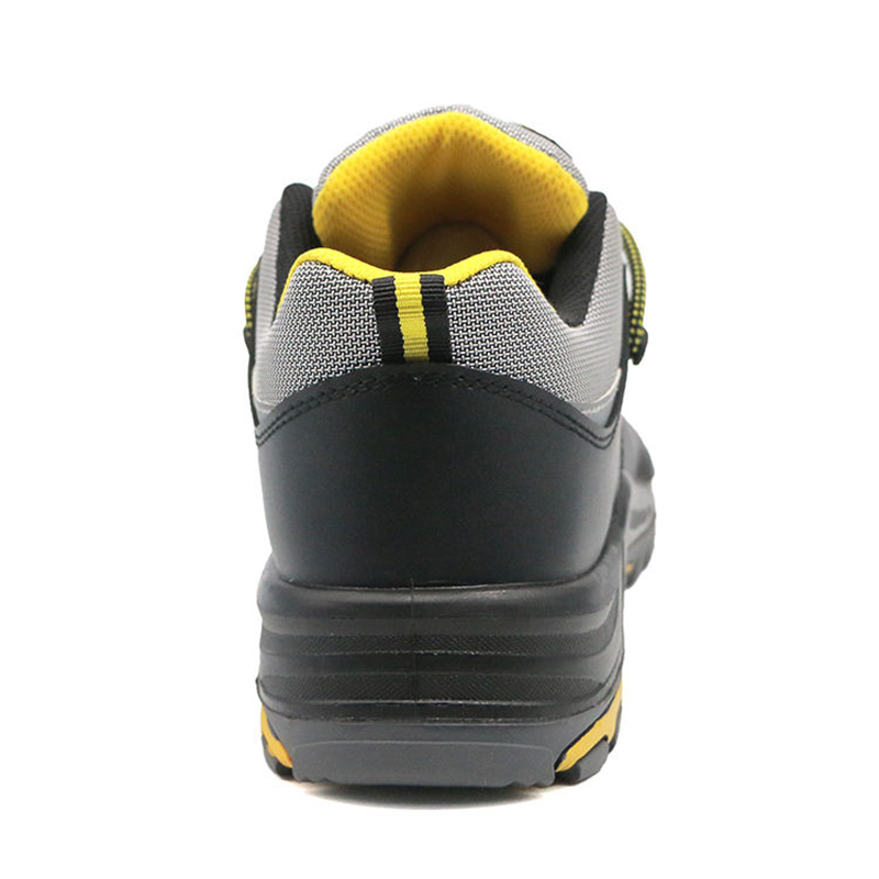 PU Rubber Sole Fiberglass Toe Shoes for Work 