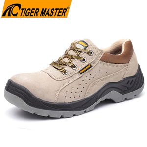 Warehouse Suede Safety Shoes with Steel Toe Steel Midplate