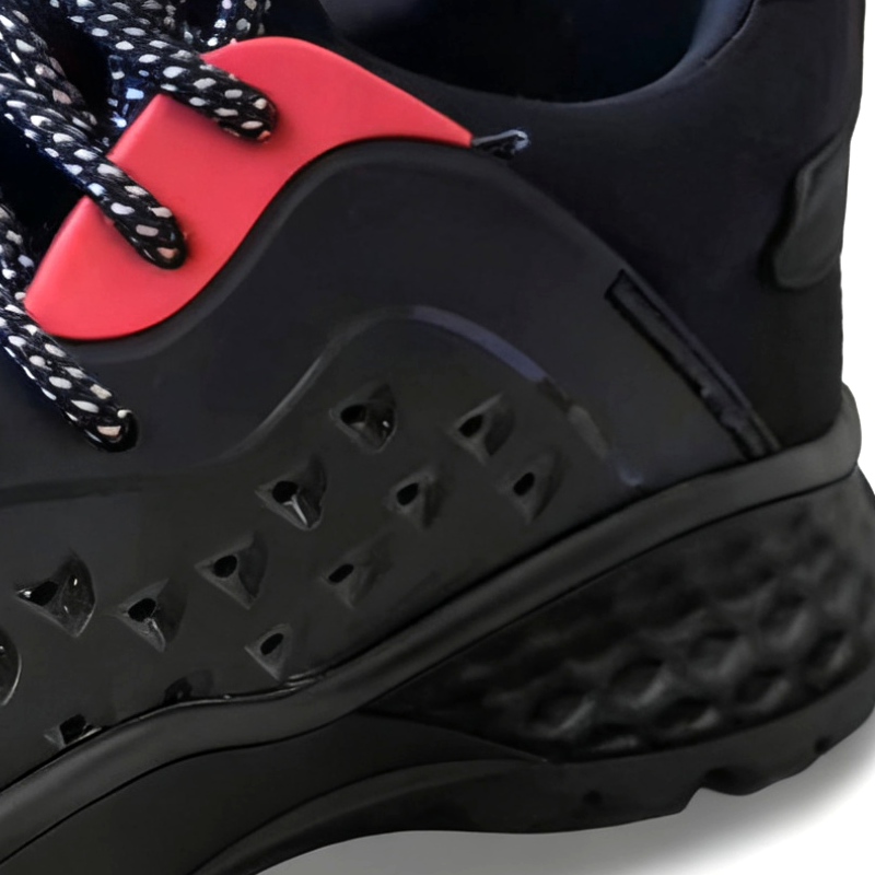 Non-slip Stretch Fabric Lining Sport Safety Shoes with Steel Toe